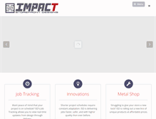 Tablet Screenshot of impactstorefrontdesigns.com